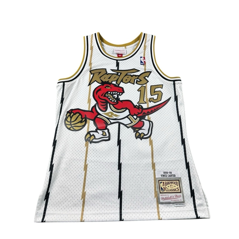 Vince Carter White Raptors Throwback‎ Jersey Size Mitchell & Ness Small